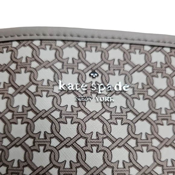 Kate Spade 2 pc. Link Satchel Bag/Matching Card Holder Cream/Beige Crossbody NWT - Picture 3 of 15